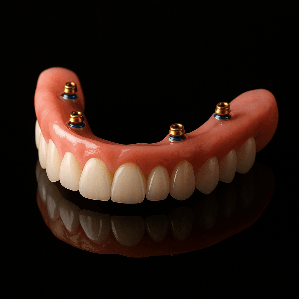 Implant retained denture solution at Genesis West Hollywood